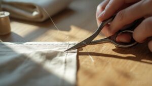 trim the seam allowance trim the seam allowance
