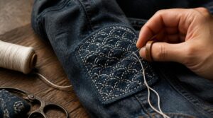 try sashiko stitching try sashiko stitching