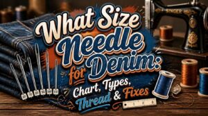 What Size Needle for Denim: Chart, Types, Thread & Fixes 11 what size needle for denim fabric