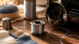 wind and load the bobbin properly wind and load the bobbin properly